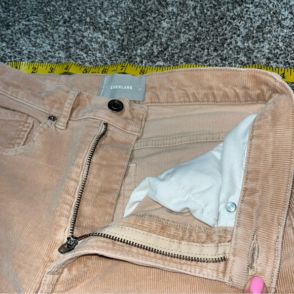 Everlane Pinkish Baby Cord High Rise Pants Petal 27 See Note - Picture 6 of 9